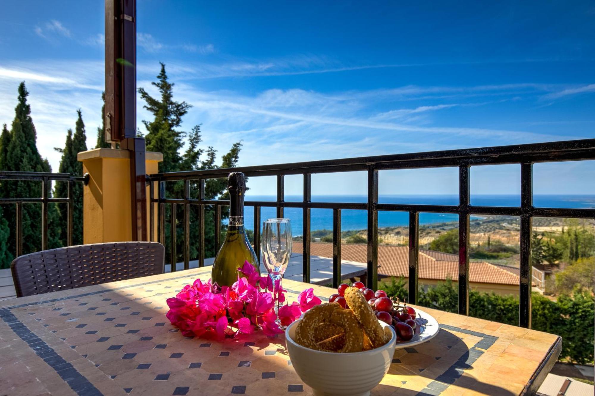 1 Bedroom Apartment Pyrgos With Beautiful Sea And Sunset Views, Aphrodite Hills Resort Κούκλια Εξωτερικό φωτογραφία