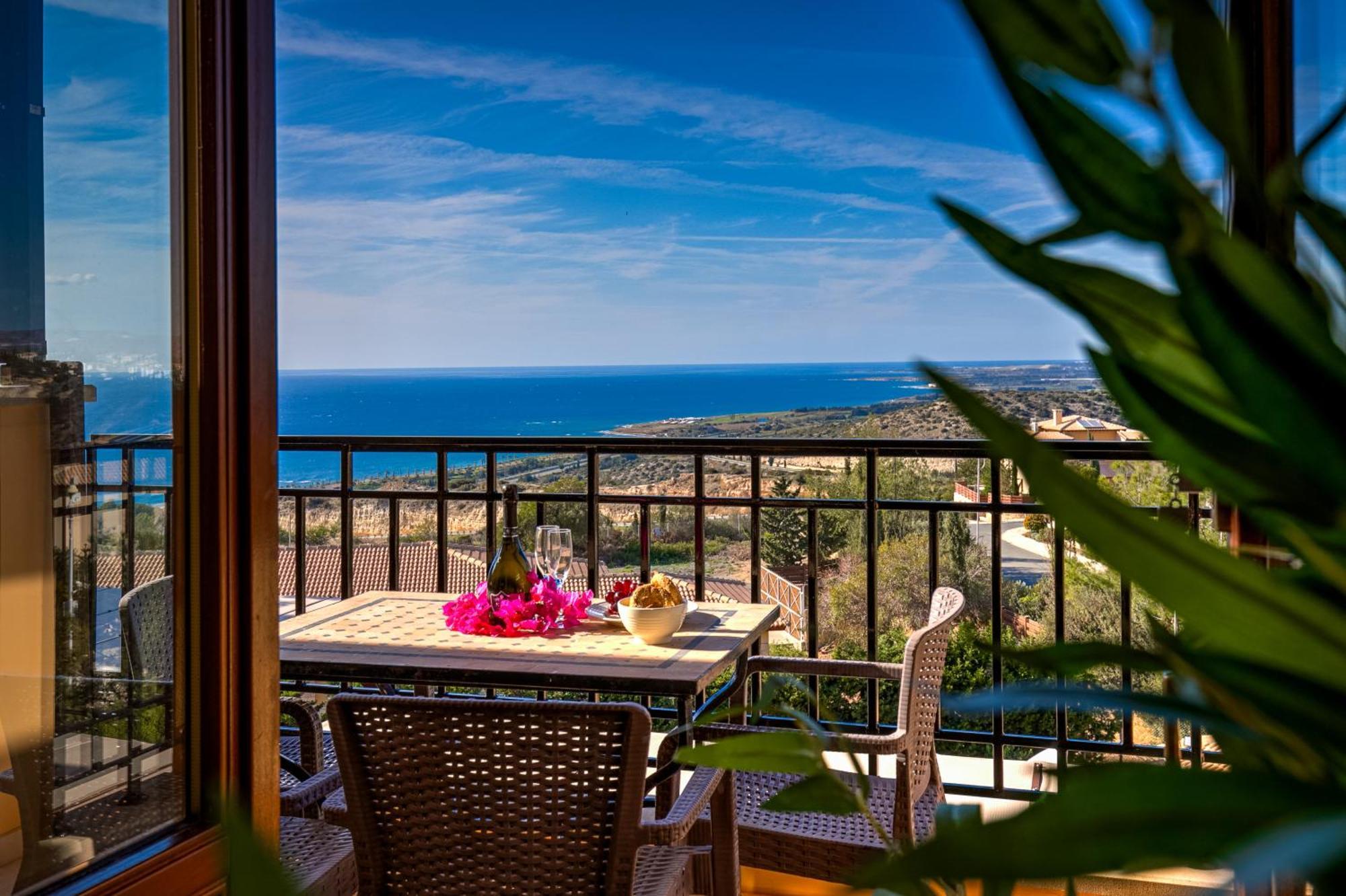 1 Bedroom Apartment Pyrgos With Beautiful Sea And Sunset Views, Aphrodite Hills Resort Κούκλια Εξωτερικό φωτογραφία