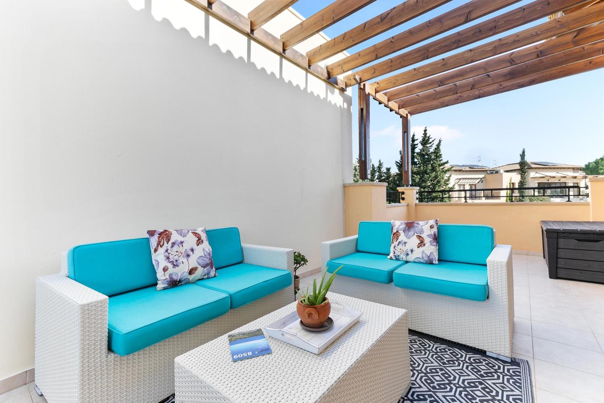 1 Bedroom Apartment Pyrgos With Beautiful Sea And Sunset Views, Aphrodite Hills Resort Κούκλια Εξωτερικό φωτογραφία