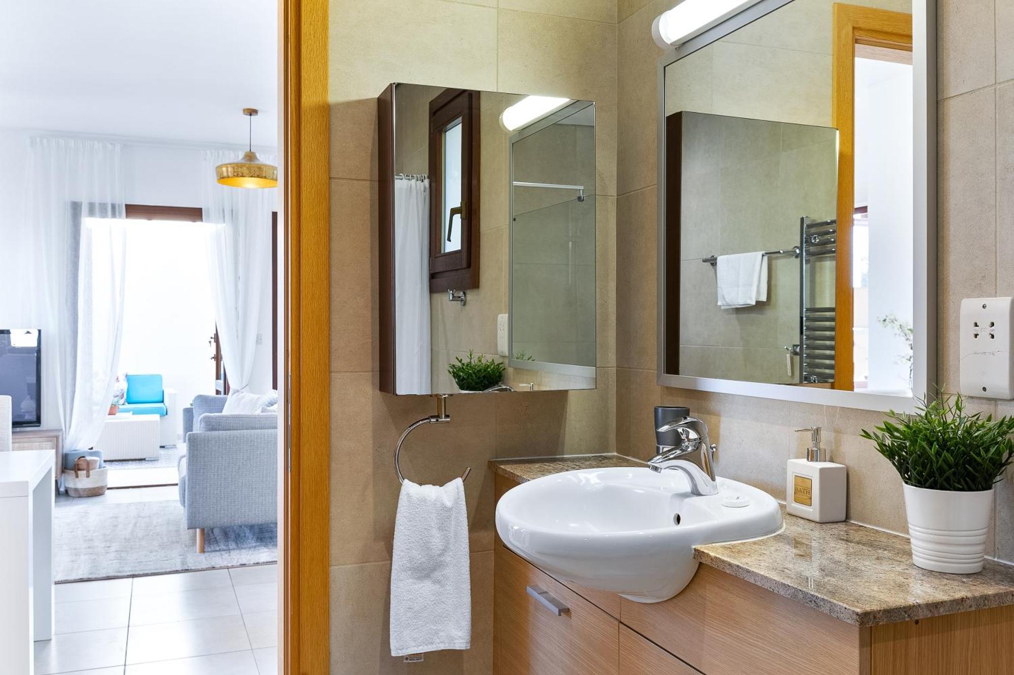 1 Bedroom Apartment Pyrgos With Beautiful Sea And Sunset Views, Aphrodite Hills Resort Κούκλια Εξωτερικό φωτογραφία