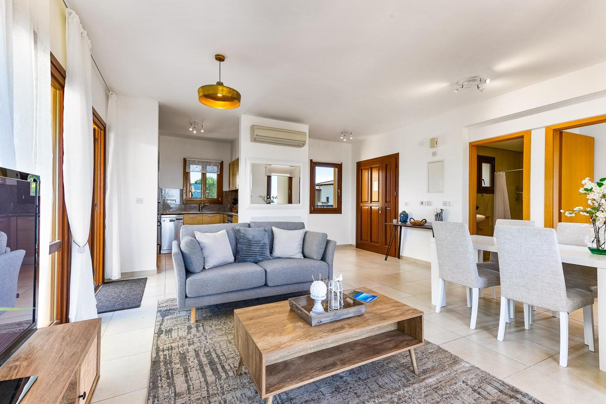 1 Bedroom Apartment Pyrgos With Beautiful Sea And Sunset Views, Aphrodite Hills Resort Κούκλια Εξωτερικό φωτογραφία