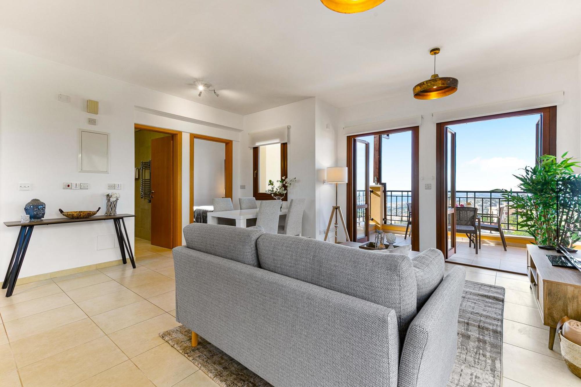 1 Bedroom Apartment Pyrgos With Beautiful Sea And Sunset Views, Aphrodite Hills Resort Κούκλια Εξωτερικό φωτογραφία